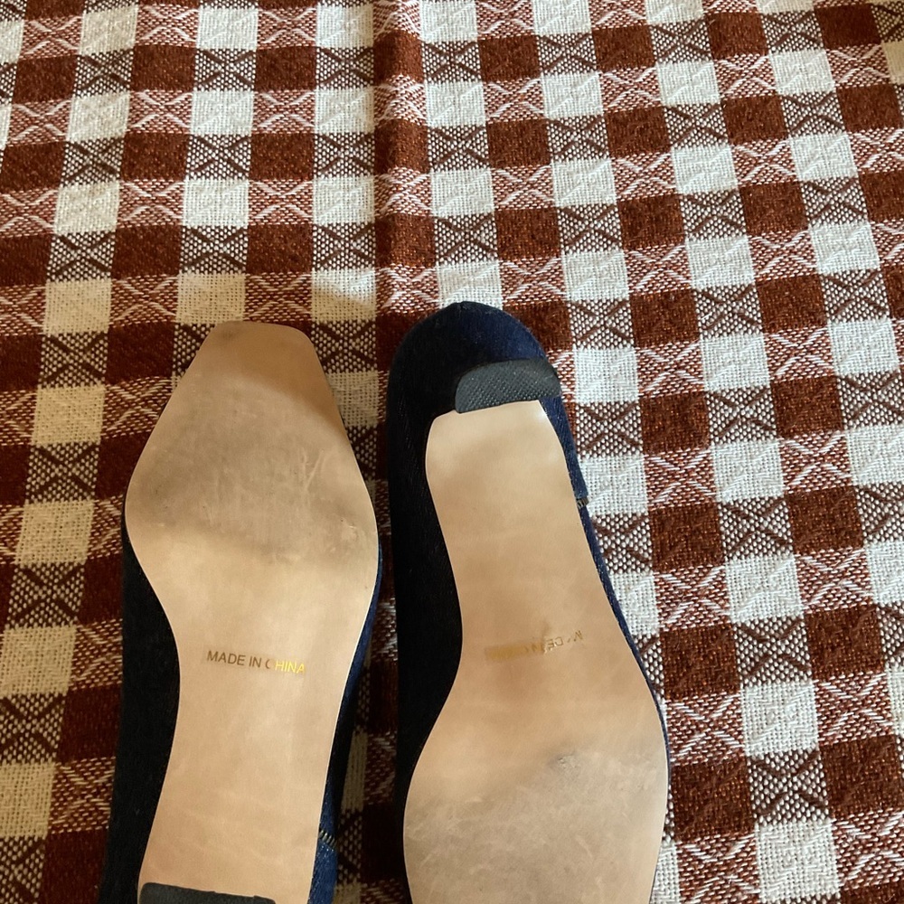 Coco Shugun heels. Denim. Blue. Size 10 - Picture 7 of 10